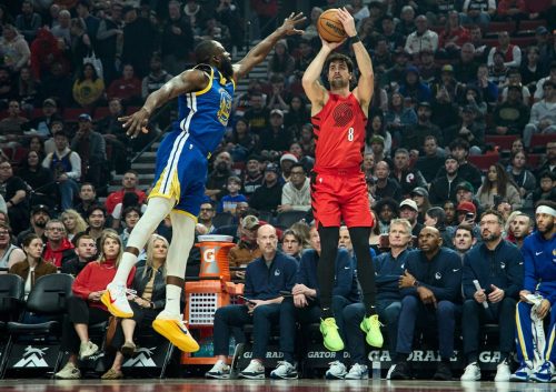 Warriors Trail Blazers Basketball