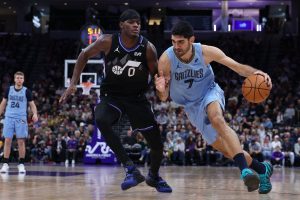 Grizzlies Jazz Basketball