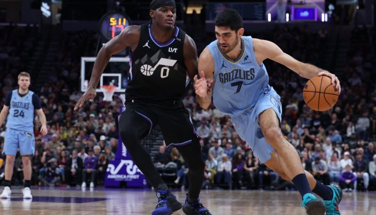 Grizzlies Jazz Basketball