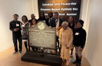 Vandalized Lynching Marker