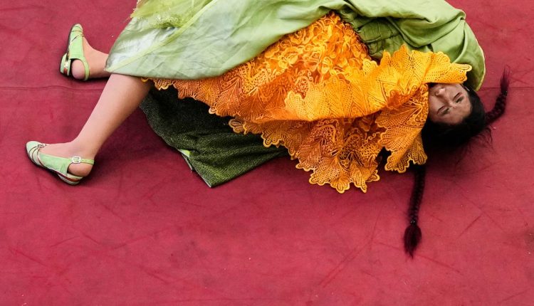 APTOPIX Bolivia Pollera Skirt