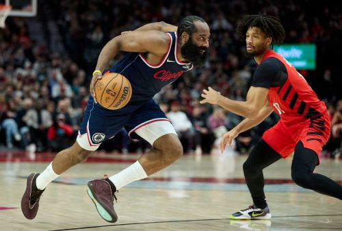 Clippers Trail Blazers Basketball