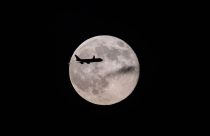 APTOPIX Louisville UPS Plane Crash Supermoon