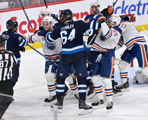 Oilers Jets Hockey