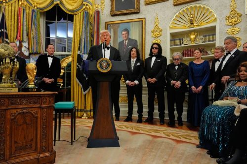 APTOPIX Trump Kennedy Center Honors