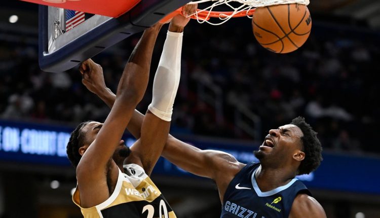 Grizzlies Wizards Basketball