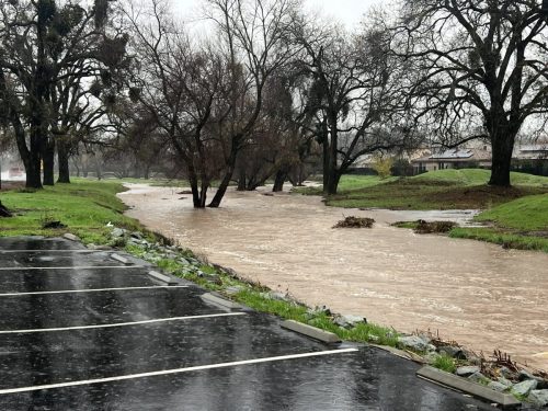 Cosgrove Creek Rising - Calaveras Consolidated Fire Image