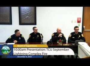 Firefighters speak about TCU September Lightning Complex Fire