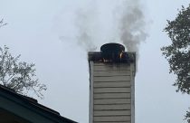 Flue fire in Valley Springs home—Photo CCF