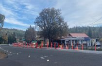 Caltrans construction of the Murphys Median on Highway 4