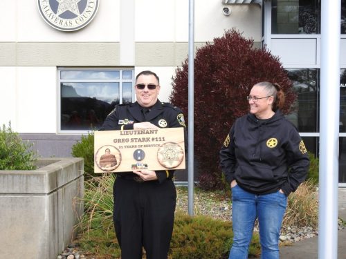 Lt. Greg Stark and Sheriff Rachelle Whiting