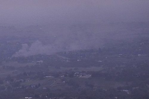Structure Fire in Jenny Lind area of Calaveras County—PG&E live camera
