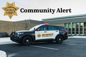 TCSO Community Alert graphic