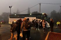 Loading bus at Calaveras High - CCSO Image