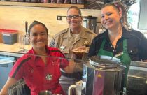 Former Lt. Commander of the Sonora CHP Unit Destiny Tafoya (center)—CHP photo