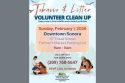 Flyer for the Tobacco & Litter Cleanup in Sonora—TCHD flyer
