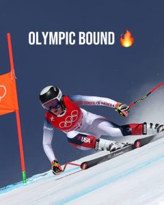 Keely Cashman Qualifies for 2026 Olympics—Visit Tuolumne County graphic