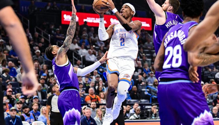 Jazz Thunder Basketball