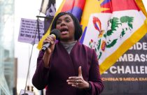 Britain China Embassy Protest