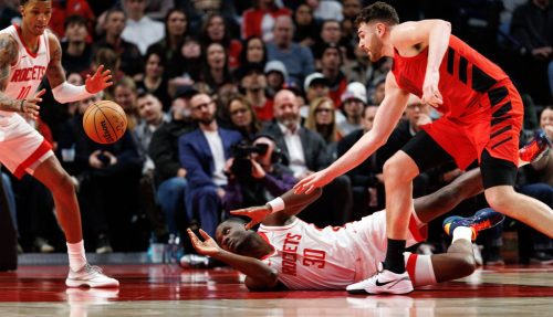Rockets Trail Blazers Basketball