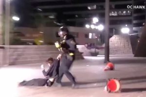 California Protester Injured