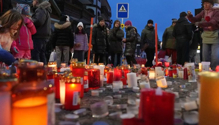 APTOPIX Switzerland Bar Fire