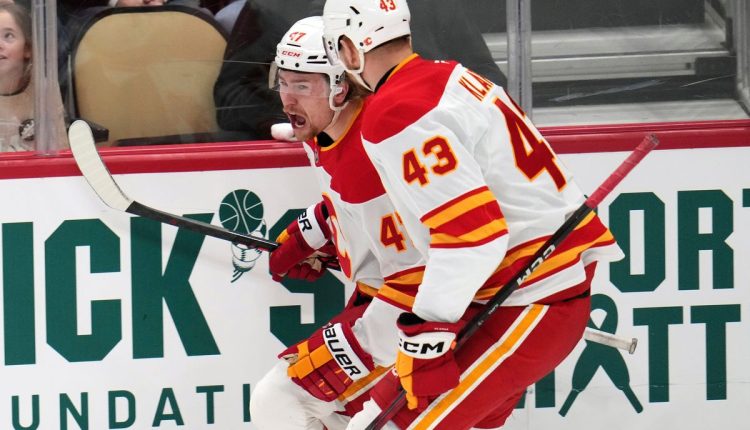 Flames Penguins Hockey