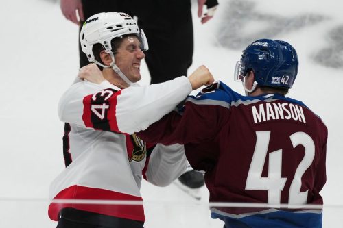 Senators Avalanche Hockey
