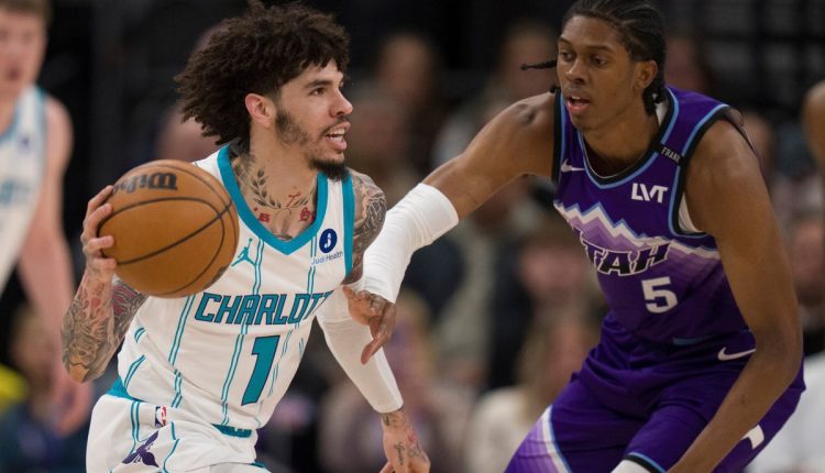 Hornets Jazz Basketball