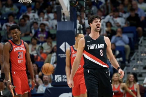 Trail Blazers Pelicans Basketball