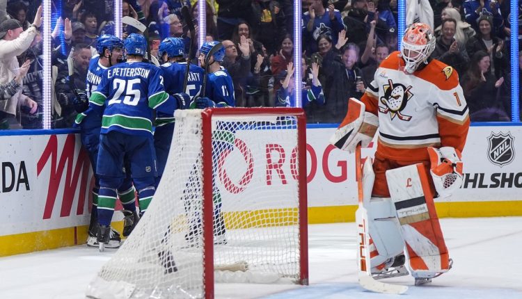 Ducks Canucks Hockey