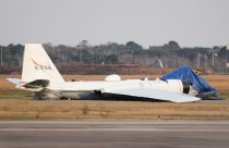 NASA Aircraft Belly Landing