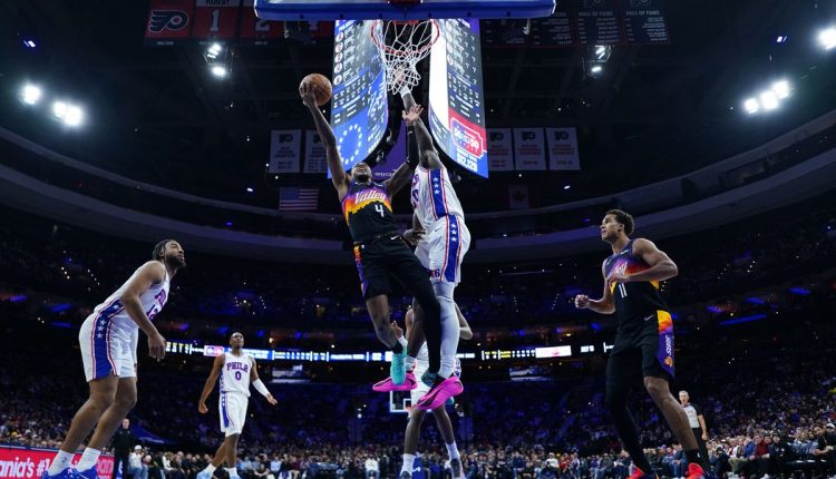 Suns 76ers Basketball