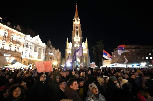 Serbia Protest