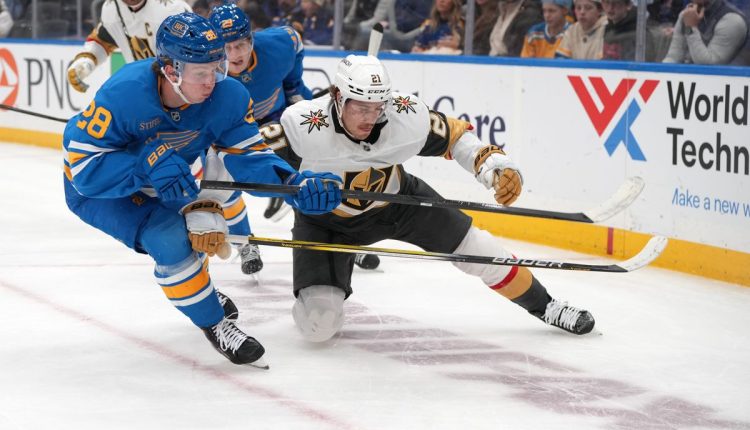 Golden Knights Blues Hockey