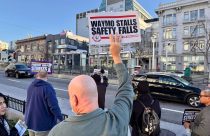 California Waymo Protest