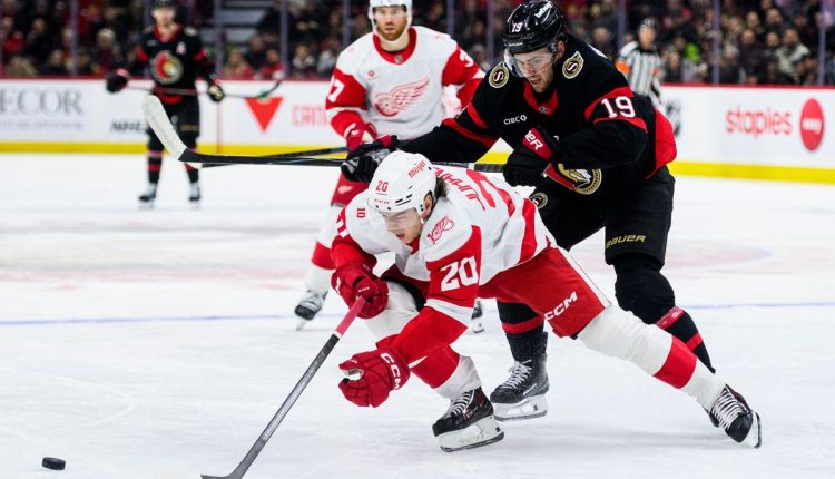 Red Wings Senators Hockey