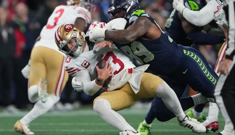 APTOPIX 49ers Seahawks Football