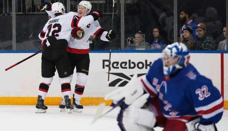 Senators Rangers Hockey