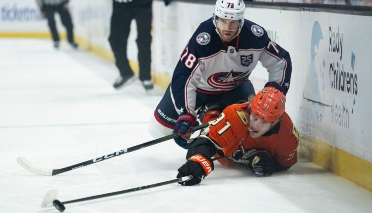 Blue Jackets Ducks Hockey