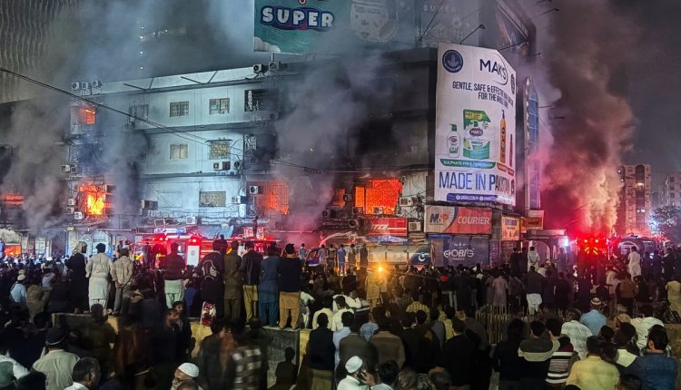 Pakistan Shopping Mall Fire
