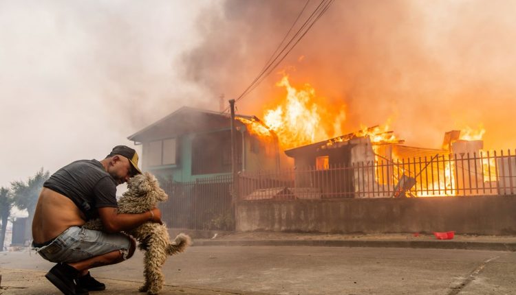 APTOPIX Chile Wildfires