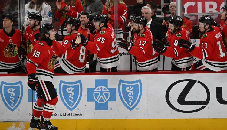 Golden Knights Blackhawks Hockey