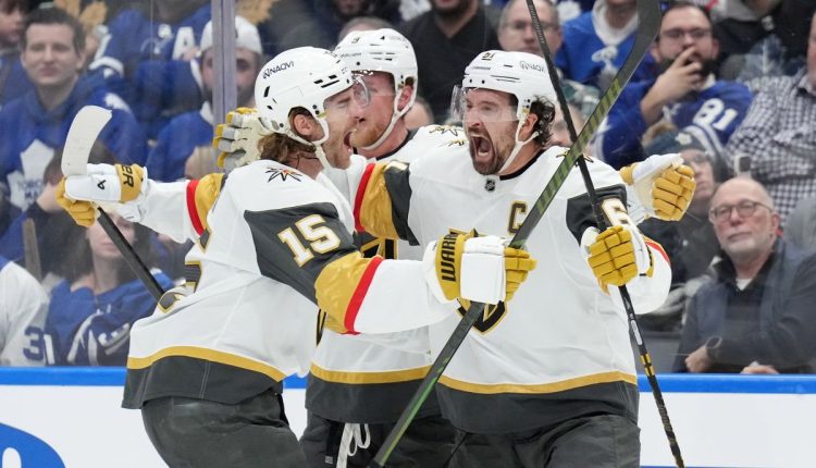 Golden Knights Maple Leafs Hockey