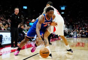 Knicks Raptors Basketball