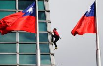 APTOPIX Taiwan Alex Honnold Taipei 101