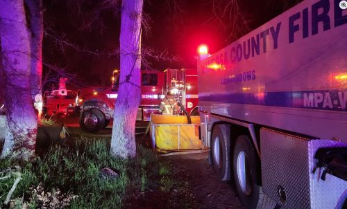 Fire on Ben Hur Road - Mariposa Fire Department Image