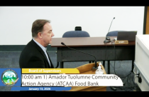ATCAA Executive Director Joe Bors speaks to the Board of Supervisors