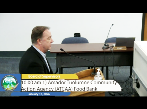 ATCAA Executive Director Joe Bors speaks to the Board of Supervisors