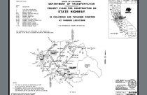 Caltrans District 10 map of repair and replacement of culverts and drainage systems in Tuolumne and Calaveras counties